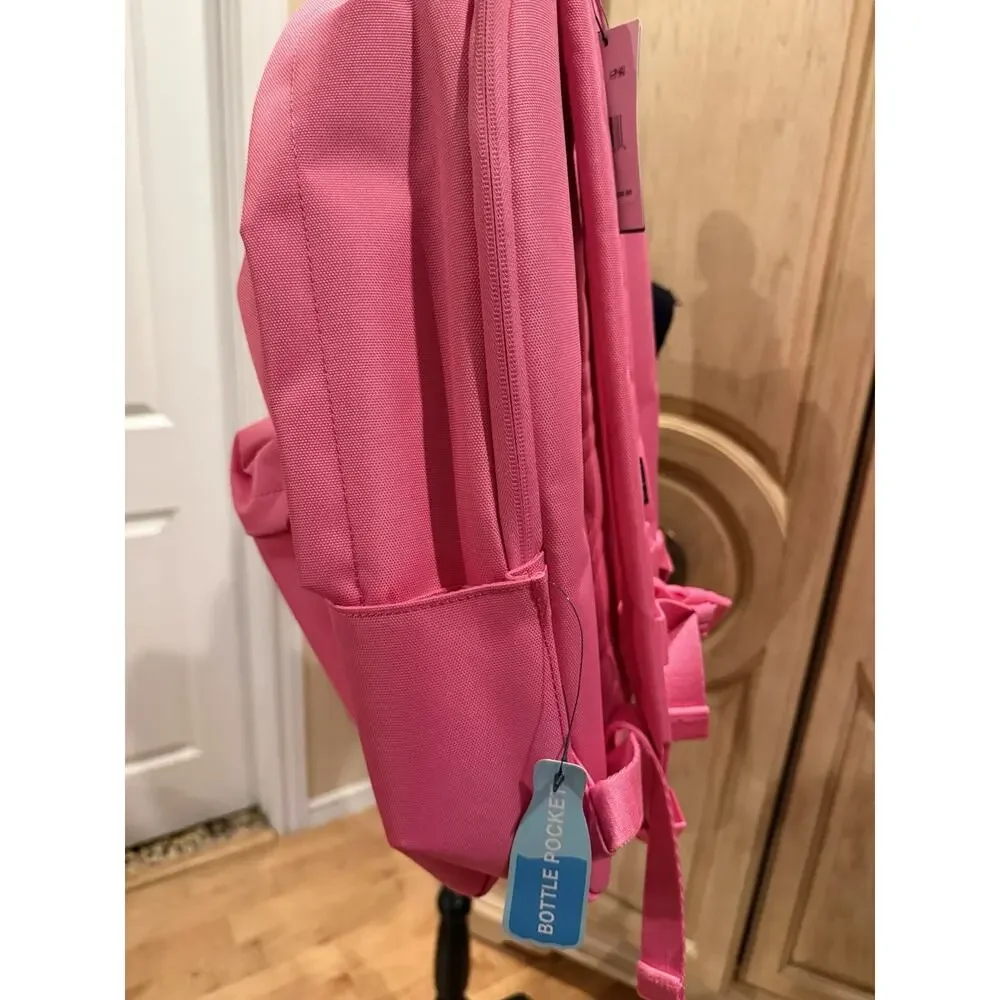 Polo Ralph Lauren Backpack Full Size Laptop Unisex Pink Bear School Bag Canvas